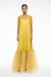 CALLUNA DRESS | CHARTREUSE