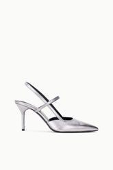 SEBASTIAN HIGH HEEL SLINGBACK | PEWTER